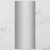 パープルカリグラフィー結婚式メニュー メニュー (裏面)