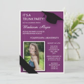 パープルカレッジトランクパーティー写真 招待状 (スタンド正面)