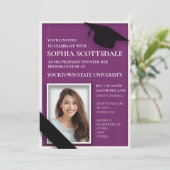 パープルカレッジトランクパーティー写真 招待状 (スタンド正面)