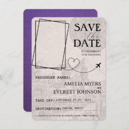 パープルカンクンのパスポート日付を保存 セーブザデート