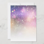 パープルカンパニーエレガントホリデーパーティー 招待状 (裏面)