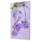 パープルカンパネラフラワーズマクロ クリップボード (左)