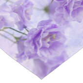 パープルカンパネラフラワーズマクロ ショートテーブルランナー (コーナー)