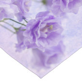 パープルカンパネラフラワーズマクロ ショートテーブルランナー (コーナー)