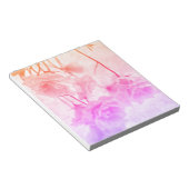 パープルカンパネラフラワーズマクロ ノートパッド (アングル)