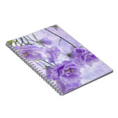 パープルカンパネラフラワーズマクロ ノートブック (右側)