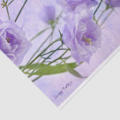 パープルカンパネラフラワーズマクロ 薄葉紙 (詳細)