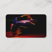 パープルカーダンスビジネスカード 名刺 (裏面)