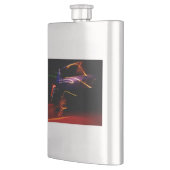 パープルカーダンスフラスコ フラスク (左)