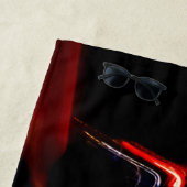 パープルカーダンス ビーチタオル (インサイチュ)