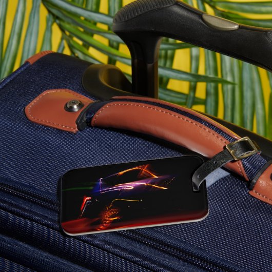 パープルカーダンス ラゲッジタグ (正面インサイチュ3)