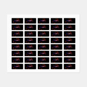 パープルカーダンス ラベル (シート)