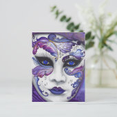 パープルカーニバルマスクバイPSOVART ポストカード (スタンド正面)