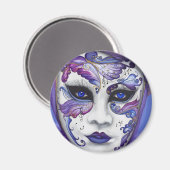 パープルカーニバルマスクバイPSOVART マグネット (正面/裏面)