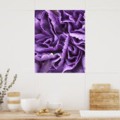 パープルカーネーション ポスター (キッチン)