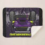 パープルカー シェルパブランケット (正面(横))