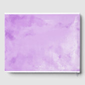 パープルガウンフローラキンセアニェラ ゲストブック (裏面)