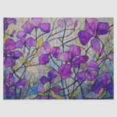 パープルガラス離れのデカップページティッシュペーパー 薄葉紙 (正面)