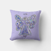 パープルガーディアンガーエンジェルデカニアルアート装飾用クッション クッション (正面)