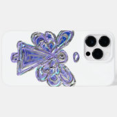 パープルガーディアンジェルアートカスタムiPhoneケース Case-Mate iPhoneケース (裏面 (横))