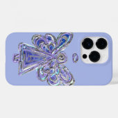 パープルガーディアンジェルアートカスタムiPhoneケース Case-Mate iPhoneケース (裏面 (横))