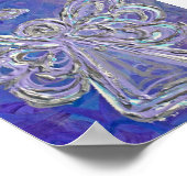 パープルガーディアンジェルポスターアートプリント ポスター (角)