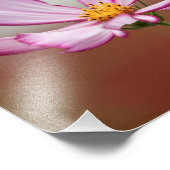 パープルガーデンコスモフラワークローズアップ フォトプリント            (角)