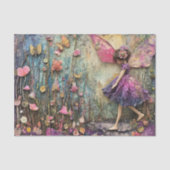 パープルガーデンフローラ妖精の切り離し 薄葉紙 (正面)