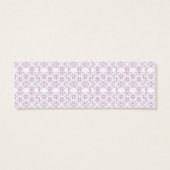 パープルガーデンブライダルティーパーティー抱き枕ラベル (裏面)