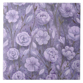 パープルガーデン タイル