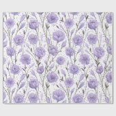 パープルガーデン ラッピングペーパー (フラット)