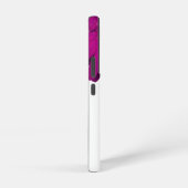 パープルガーベラデイジーフラワー SAMSUNG GALAXYケース (右側面)