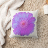 パープルガーベラデイジー クッション (ブランケット)