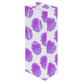 パープルガーベラデイジー ワインギフトバッグ (裏面アングル)