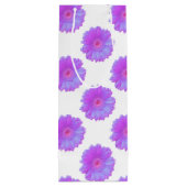 パープルガーベラデイジー ワインギフトバッグ (裏面)