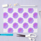 パープルガーベラデイジー 薄葉紙 (クラフト)