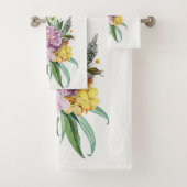 パープルガーリーイエローシックフローラ バスタオルセット (インサイチュ)