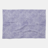 パープルガーリーグリッターグリッツレオパード印刷 キッチンタオル (横)