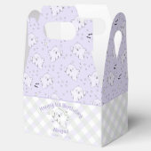 パープルガーリーハッピーファースト誕生日ハロウィーン フェイバーボックス (オープン)
