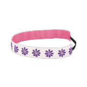 パープルガーリーフラワーライン赤面 アスレチックヘッドバンド (右)