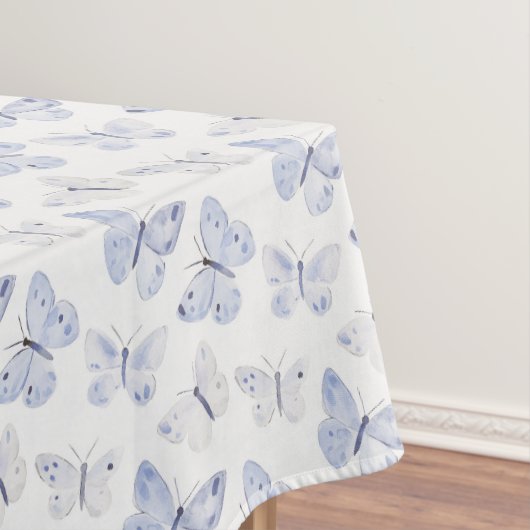 パープルガーリーラベンダー蝶誕生日 テーブルクロス (インサイチュ)