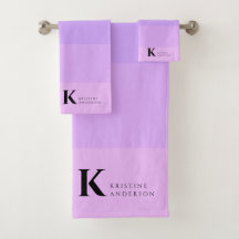 パープルガーリー薄紫グラデーションモノグラム