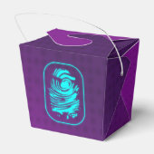 パープルガールズスパイパーティーの好意ボックス フェイバーボックス (裏面サイド)