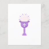 パープルガール 初領聖体礼拝 チラシ (裏面)