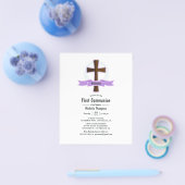 パープルガール 初領聖体礼拝 チラシ (シングル)