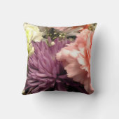 パープルキクラクブーケ装飾用クッション クッション (裏面)