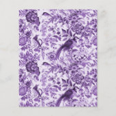 パープルキザントガーデンスクラフランスのップブック紙 (正面)