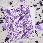 パープルキザントガーデンスクラフランスのップブック紙