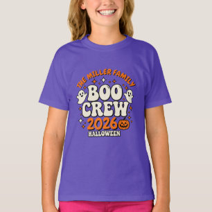 パープルキッズハロウィンシャツ リトロブークルー 2026 Tシャツ