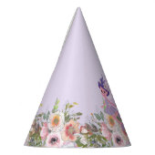 パープルキャッスルフェアヤテール誕生日テーマウィアフェアリー パーティーハット (左)